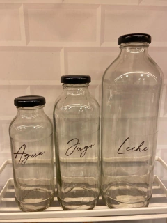 BOTELLA "VIENA" CON TAPA METALICA "L" en internet