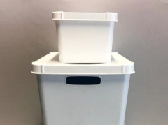CAJA CON TAPA "ARCHIVO" PLÁSTICA BLANCA CHICA - comprar online