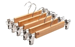 COMBO x4 PERCHAS DE MADERA CON GANCHO - comprar online