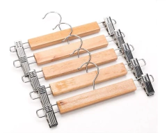 Imagen de COMBO x4 PERCHAS DE MADERA CON GANCHO