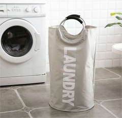 CESTO "LAUNDRY" CON MANIJAS PARA ROPA SUCIA - comprar online