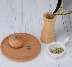 MOLINILLO DE PIMIENTA & ESPECIAS DE MADERA "SPICY" L