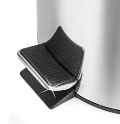 CESTO RESIDUOS CROMADO 3L DE ACERO INOXIDABLE - Marian Todo Organizado