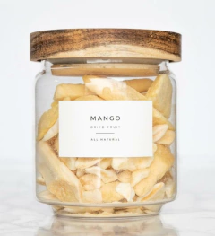 FRASCO DE VIDRIO "ASTON" "XL" CON TAPA DE MADERA en internet