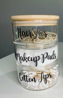 ORGANIZADOR "POSITANO" BEAUTY DE VIDRIO CON 3 BANDEJAS - comprar online