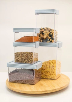 Imagen de CONTENEDOR "AMALFI" HERMETICO DE ACRILICO "XS" CON TAPA