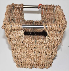 ORGANIZADOR SEAGRASS NATURAL CON MANIJAS DE ACERO