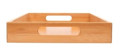 BANDEJA "VALSEN" RECTANGULAR "M" BAMBOO CON ASAS #2 - tienda online