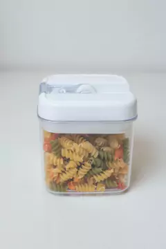 FRASCO "TREVI" CUADRADO "S" CON TAPA HERMETICO DE ACRILICO - comprar online