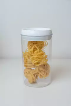 COMBO x5 FRASCOS REDONDOS "SURTIDOS 1" DE ACRILICO CON TAPA HERMETICOS - tienda online