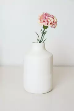 FLORERO "OPORTO" DE CERAMICA "M" BLANCO