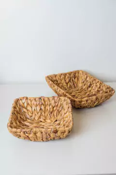 FUENTE "ZUMAYA" CUADRADA "L" FIBRAS NATURALES - tienda online