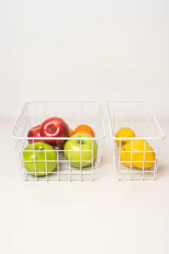 CANASTA "CATALUÑA" DE METAL ALAMBRE L - tienda online