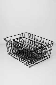 CANASTA "CATALUÑA" DE METAL ALAMBRE L - Marian Todo Organizado