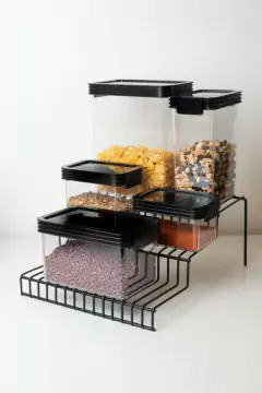 CONTENEDOR "AMALFI" HERMETICO DE ACRILICO "M" CON TAPA - tienda online