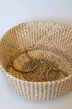 CANASTO SEAGRASS MARK "XL" CON MANIJAS PLEGABLE en internet