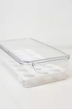 HUEVERA "EGGY" ACRILICO CON BANDEJA Y TAPA 18U #11 - comprar online