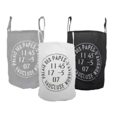 CESTO DE TELA "PALAIS" CON MANIJAS