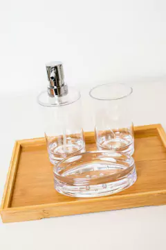 SET x3 “CRISTAL” PARA BAÑO DE ACRILICO