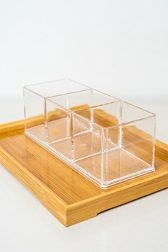 CAJA ORGANIZADORA "DELOS" CON DIVISIONES SIN TAPA - Marian - Todo Organizado