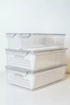 ORGANIZADOR "AYMARA PLUS XL" PARA HELADERA CON TAPA Y REJILLA - tienda online