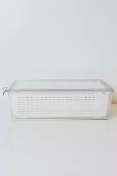 ORGANIZADOR "AYMARA PLUS XL" PARA HELADERA CON TAPA Y REJILLA - Marian - Todo Organizado
