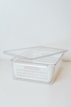 ORGANIZADOR "AYMARA PLUS XL" PARA HELADERA CON TAPA Y REJILLA