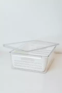 ORGANIZADOR "AYMARA PLUS XL" PARA HELADERA CON TAPA Y REJILLA