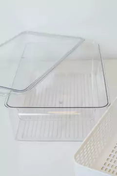 ORGANIZADOR "AYMARA PLUS XL" PARA HELADERA CON TAPA Y REJILLA - Marian - Todo Organizado