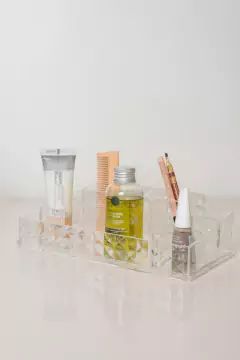 ORGANIZADOR "PEGGY" DE ACRILICO PARA MAQUILLAJES Y STATIONARY - Marian Todo Organizado