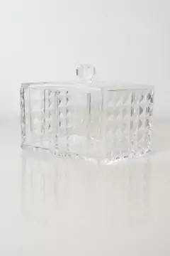 ORGANIZADOR "SUMMER" DE ACRILICO CON DIVISION Y TAPA - comprar online