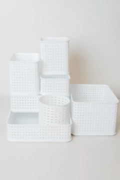 BANDEJA ORGANIZADORA RATAN BAJA "MINI" RECTANGULAR #7 L - tienda online