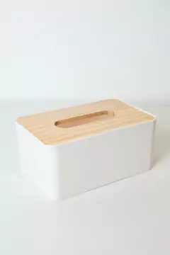 PORTA PAÑUELOS "NORDICO SQUARE" CON BAMBOO