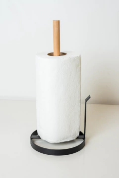 PORTA ROLLO NORDICO CON BASE DE METAL - comprar online