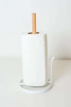 PORTA ROLLO NORDICO CON BASE DE METAL - Marian Todo Organizado