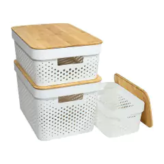 CAJA "OSLO" BLANCA "M" - Marian Todo Organizado