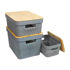 CAJA "OSLO" GREY "L" - tienda online