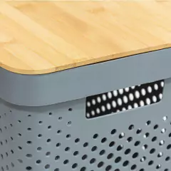 CAJA "OSLO" GREY "L" - Marian Todo Organizado