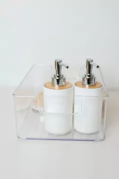 ORGANIZADOR "CRYSTAL" DE ACRILICO RECTANGULAR ANCHO "L" #7 en internet