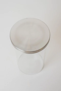 FRASCO HERMETICO "CADIZ" DE VIDRIO "L" CON TAPA DE ACERO #5 - comprar online