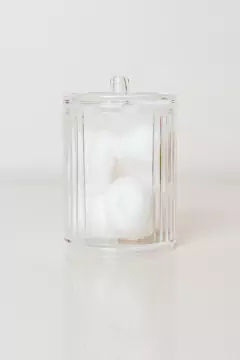 ORGANIZADOR "TIFFANY CLEAR BEAUTY “ DE ACRILICO REDONDO CON TAPA - comprar online