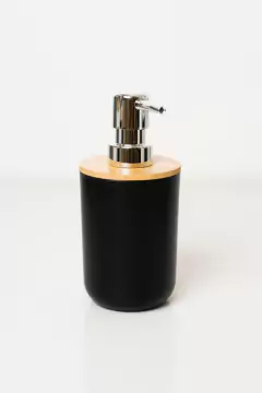 Imagen de SET x4 PARA BAÑO NORDICO NEGRO CON BAMBOO