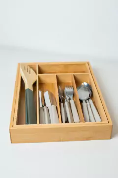 ORGANIZADOR / CUBIERTERO "VALSEN" DE BAMBOO EXTENSIBLE - comprar online
