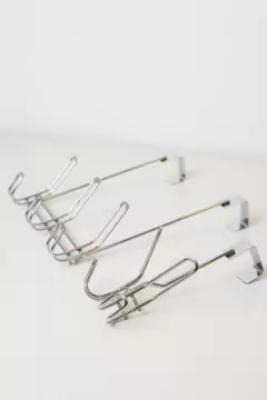 PERCHERO PARA PUERTA DE METAL 2 GANCHOS - comprar online