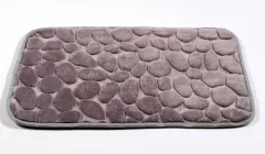 ALFOMBRA DE BAÑO MICROFIBRA PIEDRITAS - tienda online