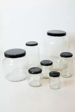 COMBO x6 FRASCOS "S" DE VIDRIO "VIENA" en internet