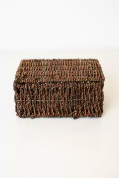 CAJA SEAGRASS "GLAM" CON TAPA "XS" #1 - Marian - Todo Organizado