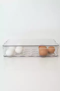 HUEVERA "EGGY" DE ACRILICO CON TAPA 24U #13 - Marian - Todo Organizado