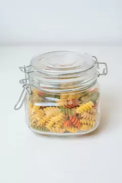 FRASCO "FIRENZE" DE VIDRIO HERMETICO “XS” - Marian Todo Organizado