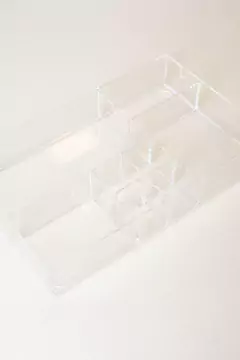 BANDEJA "CLEAR" XL DE ACRILICO CON DIVISIONES - tienda online